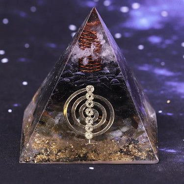 Labradorite Repel Evil Spirits Orgonite Pyramid-Your Soul Place